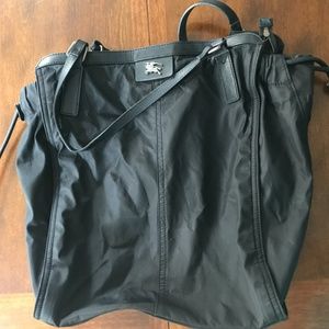 Black Burberry Pocket book Bag